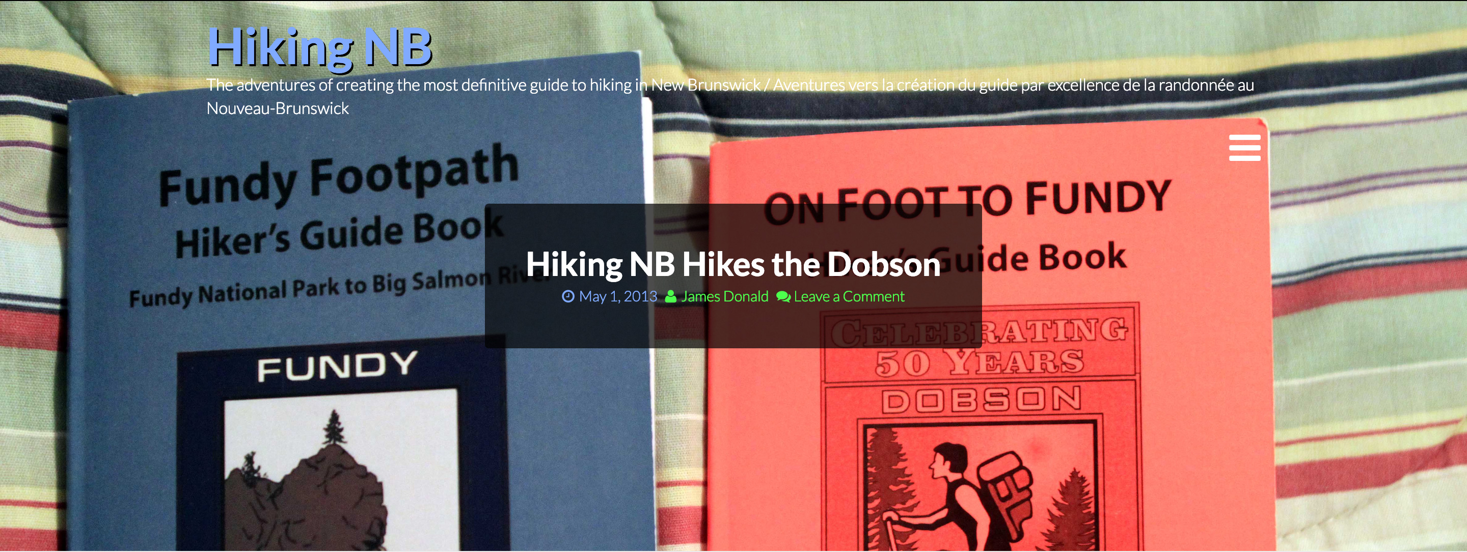 Hiking NB Hikes the Dobson Blog Post